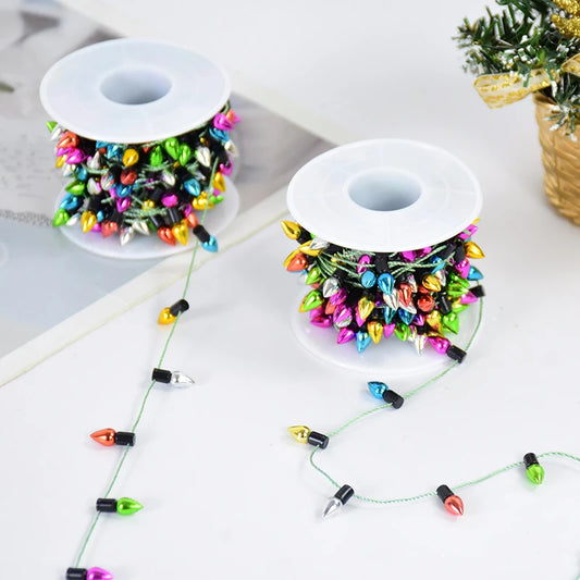 Guirlande de Noël DIY avec des ampoules colorées
