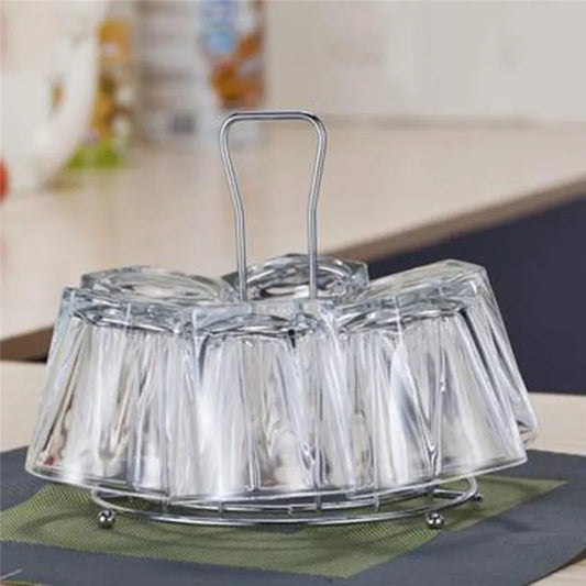 Metal Cup Drying Rack Organizer Stand Holder