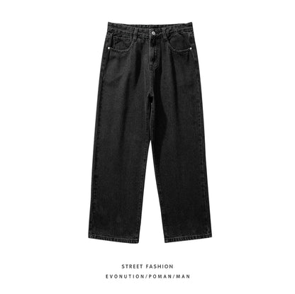 Unisex Wide-leg Hip Hop Jeans