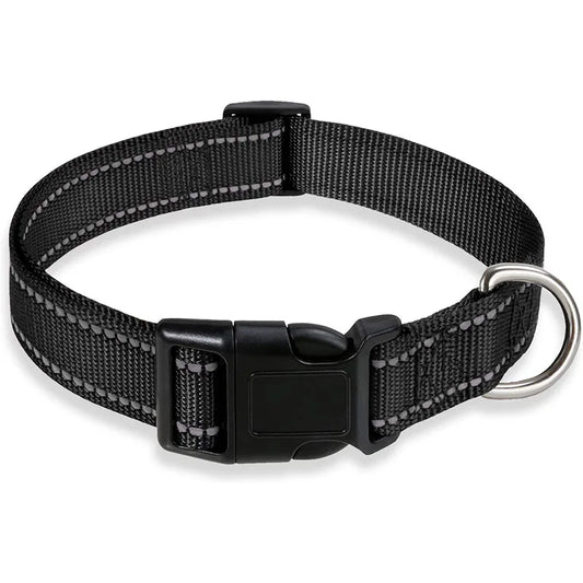 Adjustable Reflective Dog Collar For Medium-Large Dogs