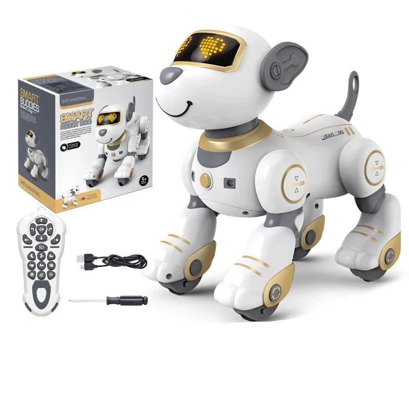 Jouet pour enfants, chien robot télécommandé RC