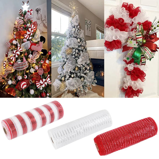 Christmas Ribbon for Wreath & Gift Decoration