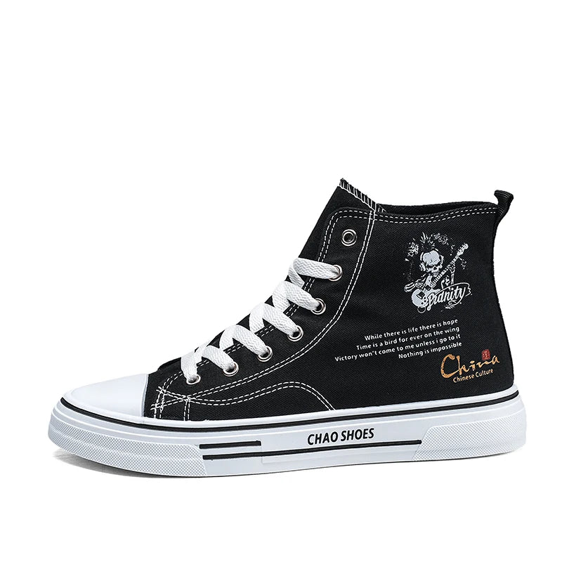 Baskets montantes respirantes et légères pour hommes