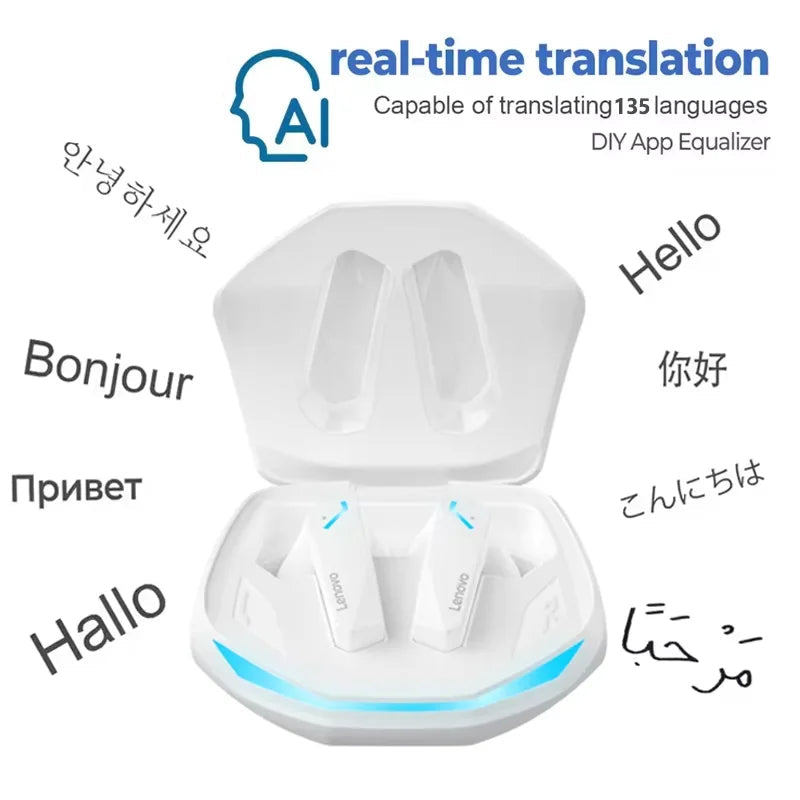 Écouteurs de jeu sans fil Bluetooth 5.3 GM2 Pro - Casque de jeu intra-auriculaire sans fil à faible latence