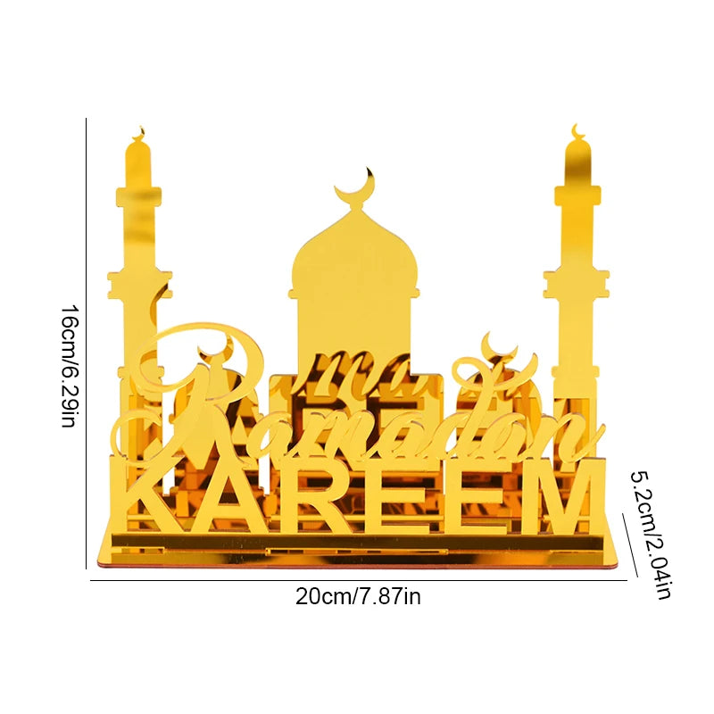 Ornement acrylique EID Mubarak