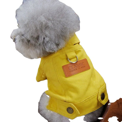 Puppies Pet Color Jean small Dog Costume - Dog Outfits