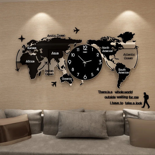 3D DIY Acrylic Wall Clock