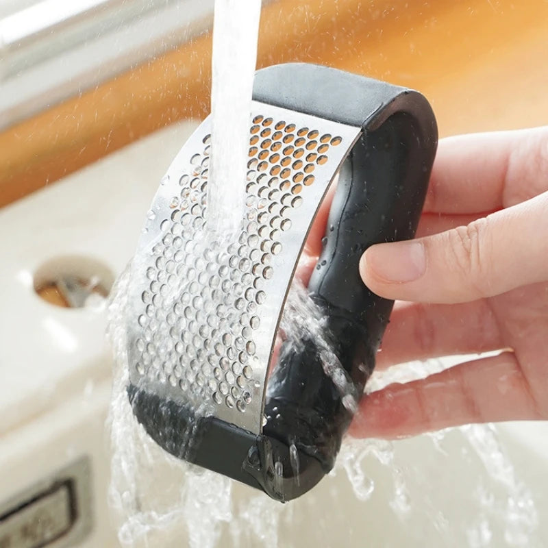 Stainless Steel Manual Garlic Press & Mincer