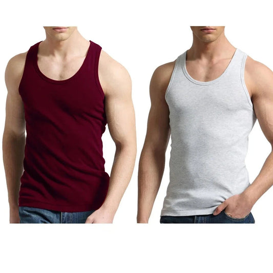 Slim-Fit-Tanktop für Herren aus 100 % Baumwolle