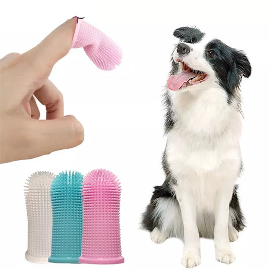 Silicone Finger Toothbrush for Pet Oral Care