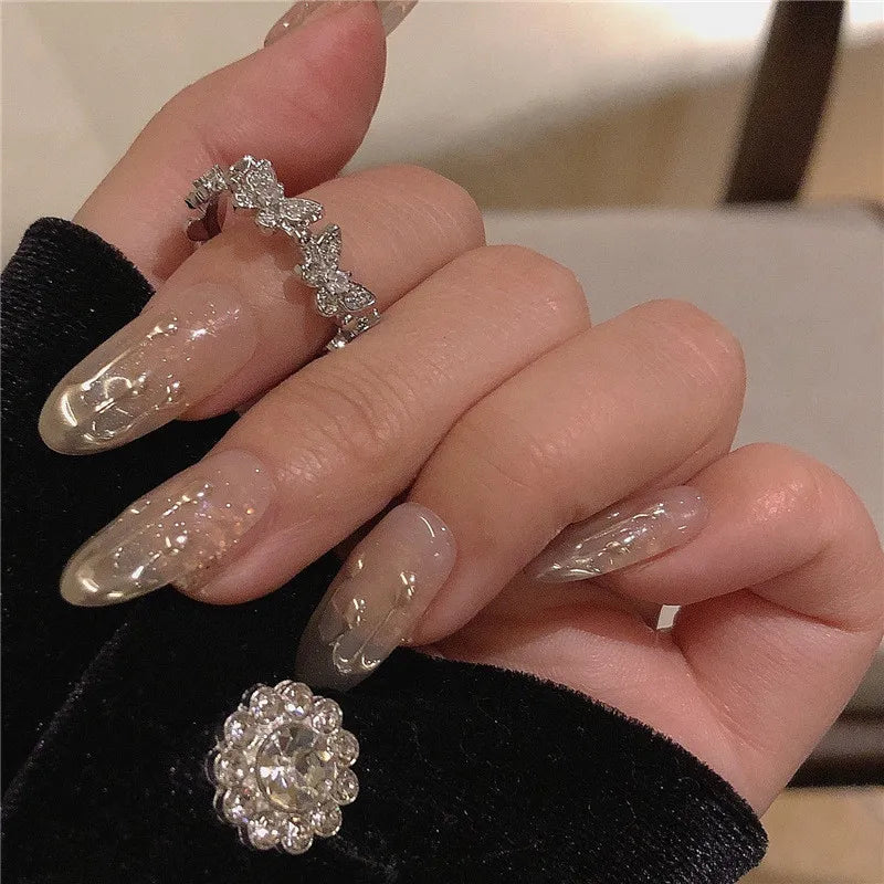 women's crystal rings