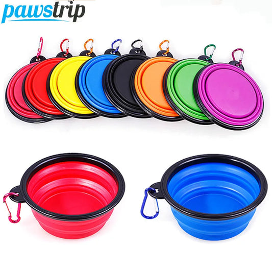 Collapsible Silicone Dog Bowl for Outdoor Travel