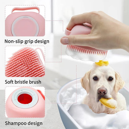 dog brush bath