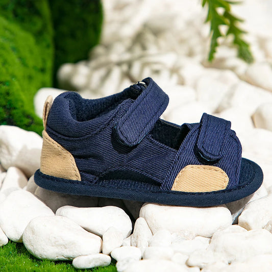 Rutschfeste Canvas-Sandalen für Babys im Sommer