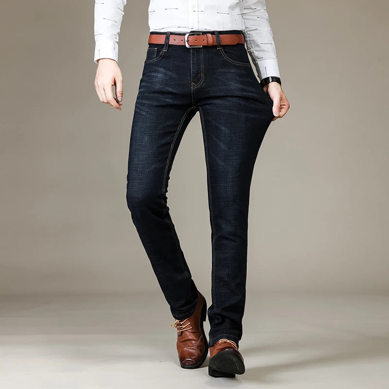Men Classical Business Suit Jeans
