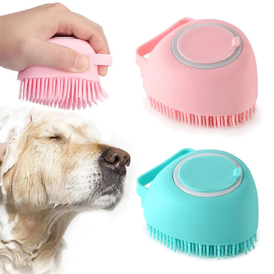 Soft Silicone Pet Bath Brush for Grooming