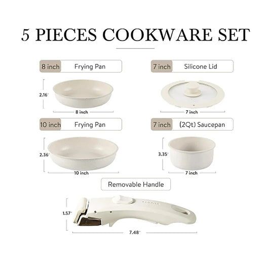 5-Piece Non-Stick Cookware Set