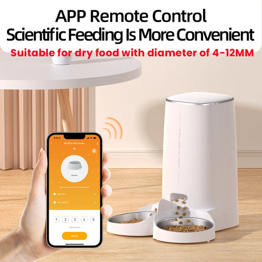 WiFi-Controlled Automatic Dog Kibble Dispenser