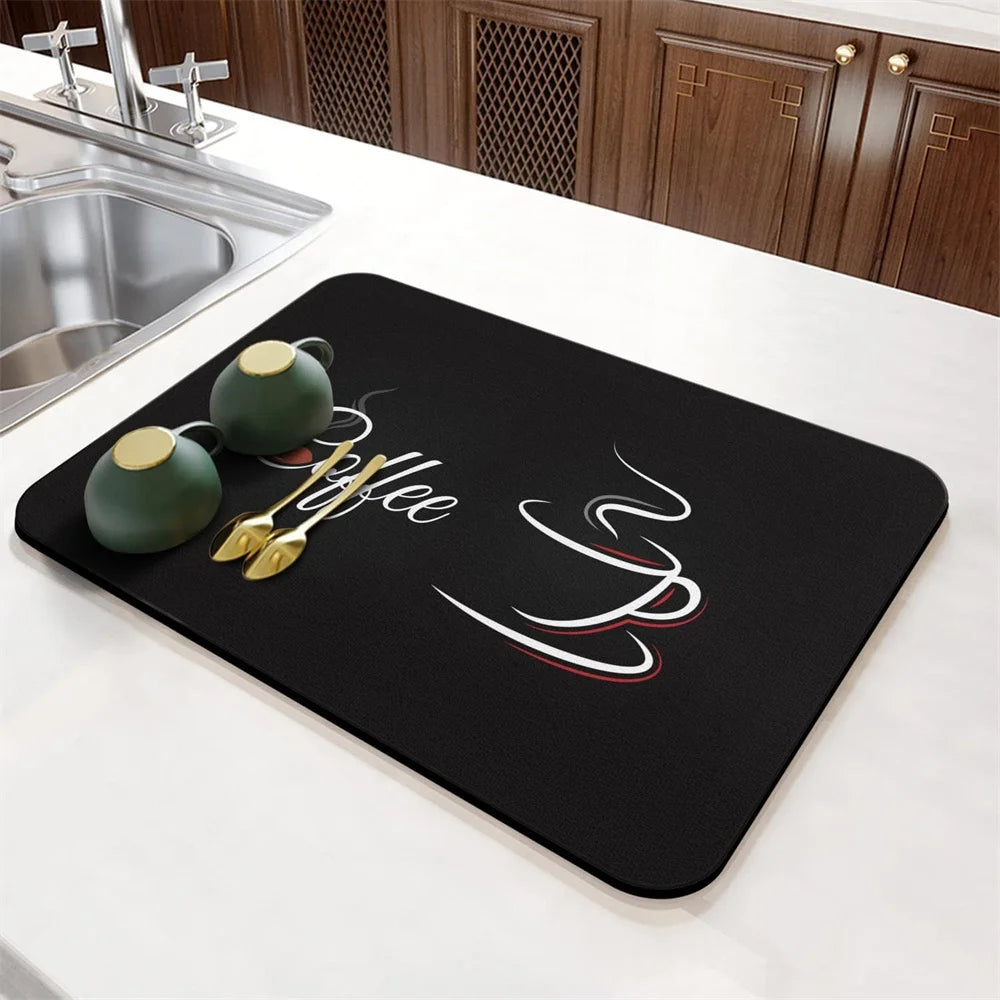 Non-slip Coffee Drained Floor Mat