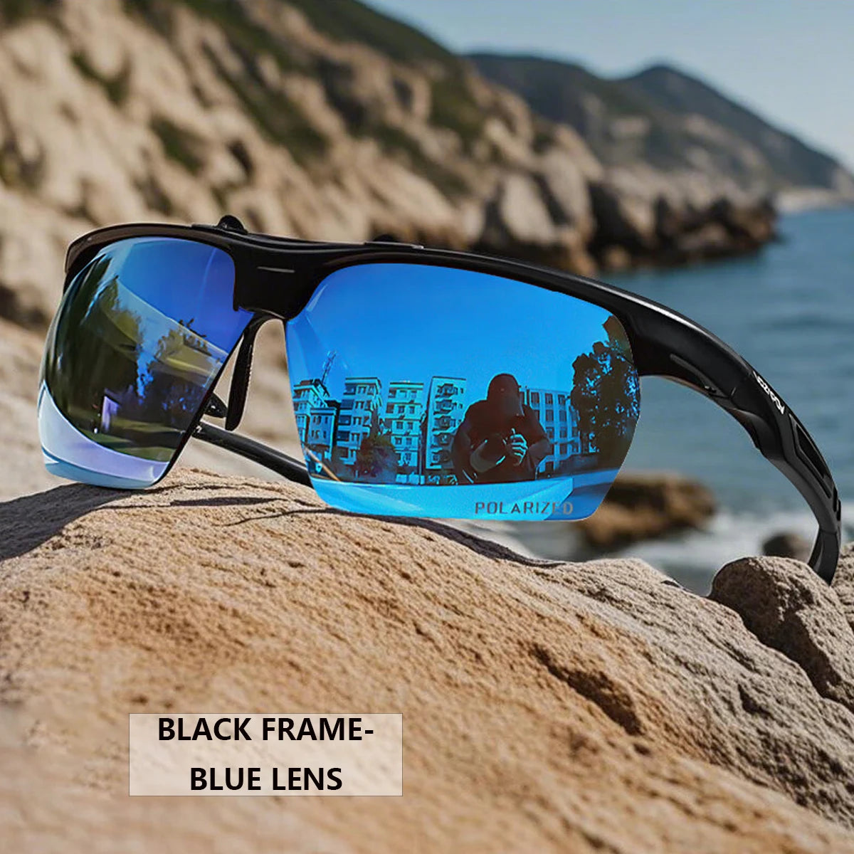 Polarized UV400 Sports Sunglasses True Color for Driving, Fishing, Running