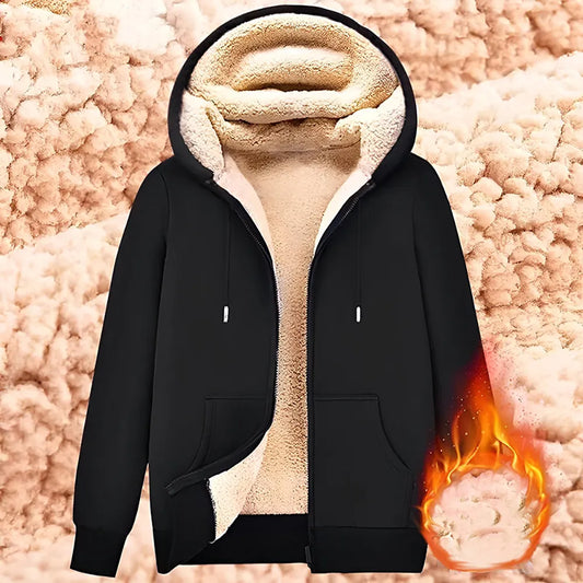 Trendy Sweatshirt - Lamb Wool Jacket