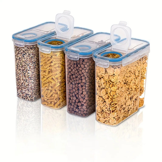 Transparent 4L Airtight Cereal Storage Container