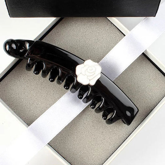 Pinces à cheveux verticales en forme de banane - Pince à queue de cheval simple