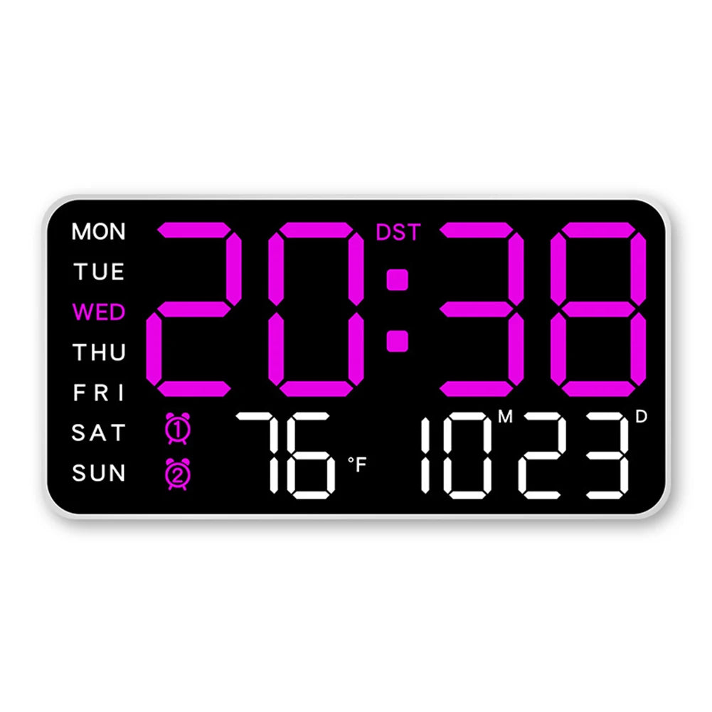 LED Screen Digital Wall Clock