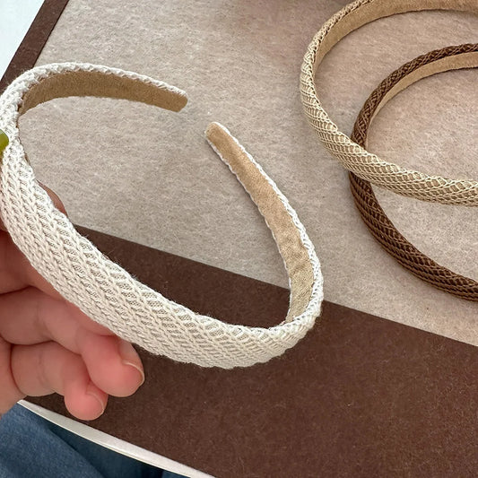 Retro Black White Bezel Hairbands