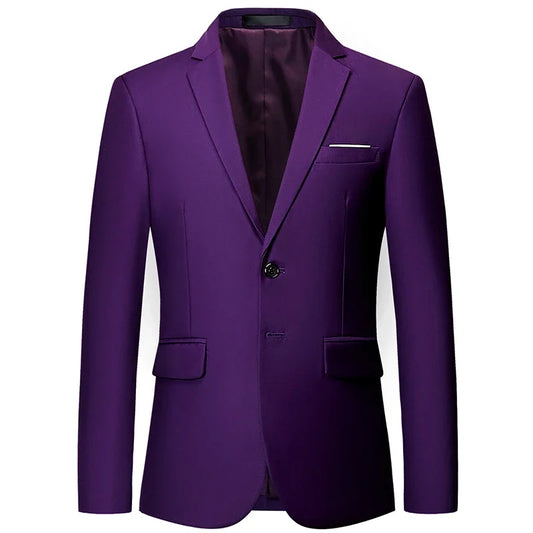 S-6XL Men's Groom Wedding Formal Suit Coat