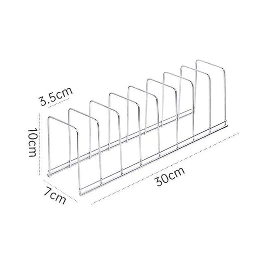 Abtropfgestell für Teller aus Edelstahl