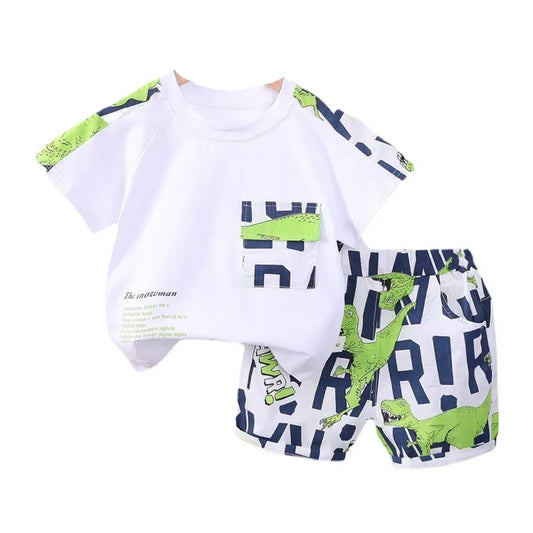 Baby Girls Clothes Boys Sports T-Shirt + Shorts Kids Tracksuits