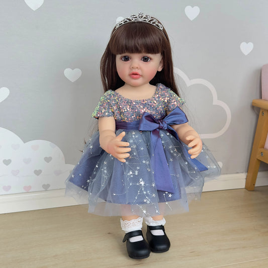 Reborn Langhaar Prinzessin Betty Puppe