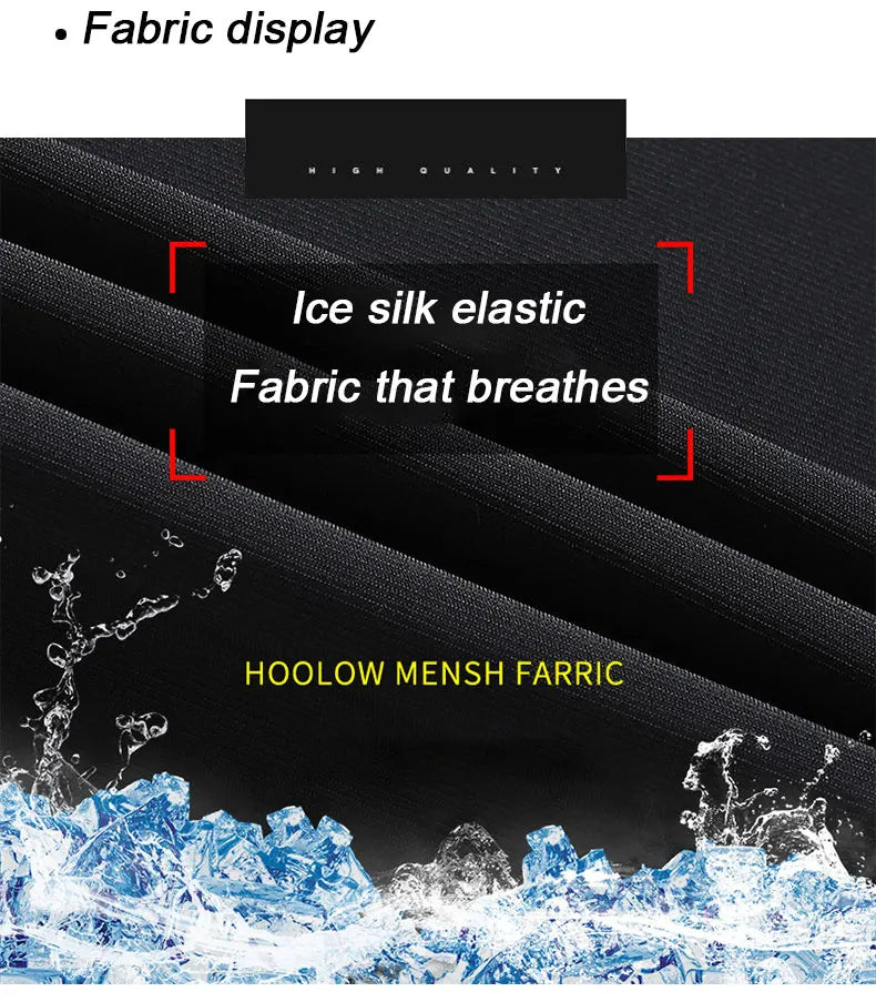 Pantalon de jogging d'été réfléchissant à séchage rapide pour hommes