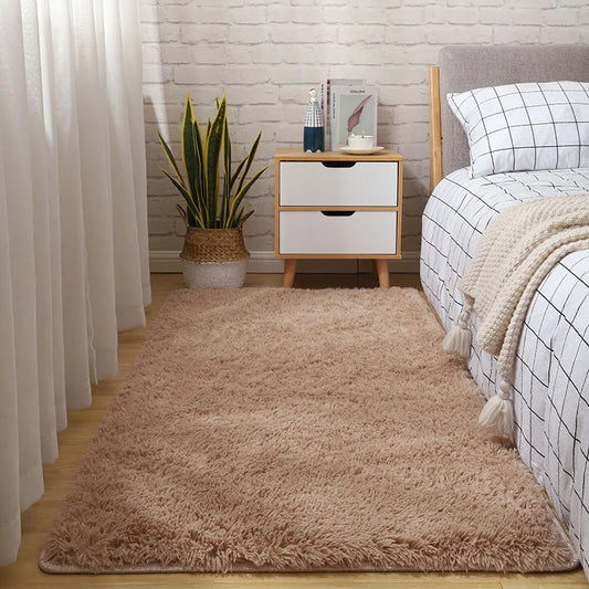 Multifunktionaler Batik-Seidenhaarteppich