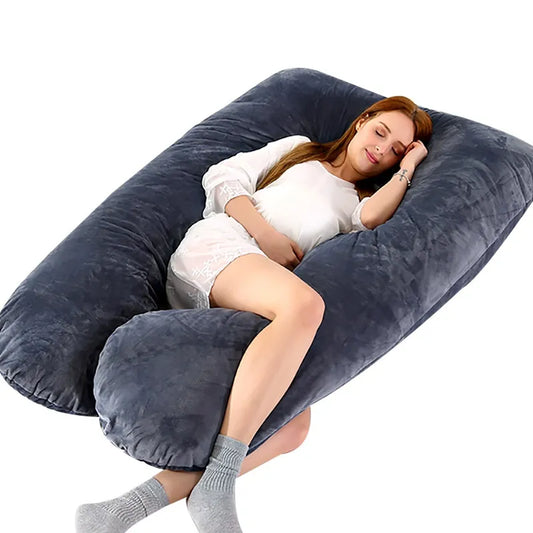 Fleece Soft Pregnancy Sleeping Pillow