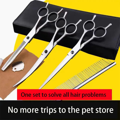 dog grooming kit scissors