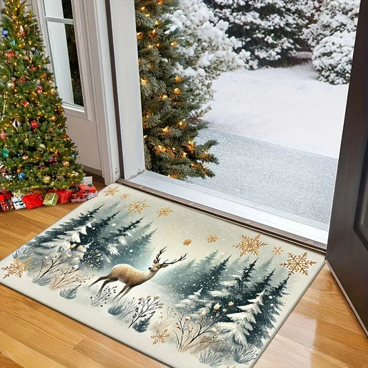 Christmas Anti-Slip Elk Welcome Doormat