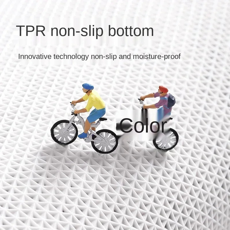 Non-slip Absorbent Fluff Fiber Bath Mats