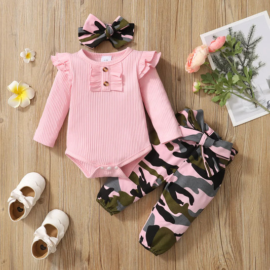 Newborn Baby Girl Clothes - Girl's Long Sleeve suit
