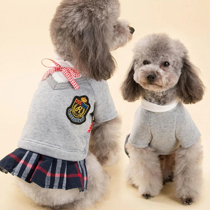 Uniform Clothes for Small Medium Dogs - Puppy Shirt