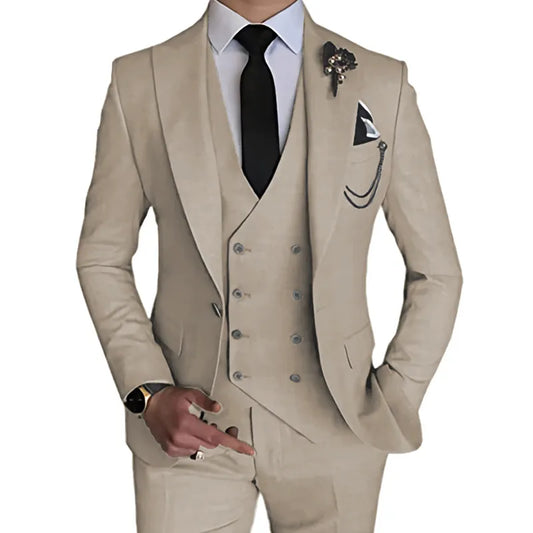 Men Single Breast Regular Length Business/Wedding Suit