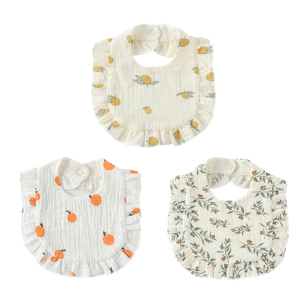 Ensemble bavoir trois pièces pour bébé automne/hiver