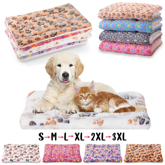 Comfortable Flannel Thicken Pet Mat for Sleep