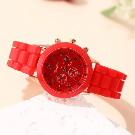 Unisex Silicone Quartz Fashion Watch