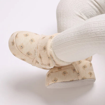 Cotton Soft-Sole Non-Slip Warm Toddler Shoes