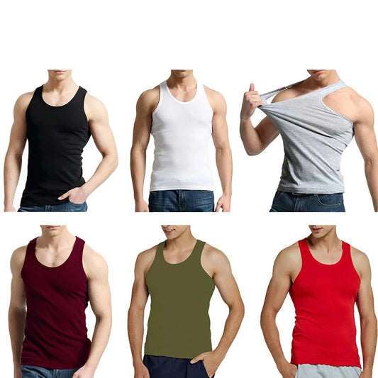 Herren-Tanktop aus 100 % Baumwolle