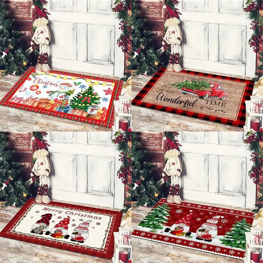 Merry Christmas Anti Slip Welcome Door Mat