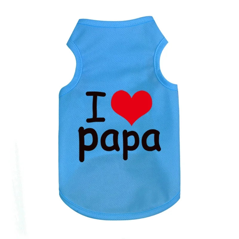 Pet Breathable Vest Funky Dog Apparel Airy Vests