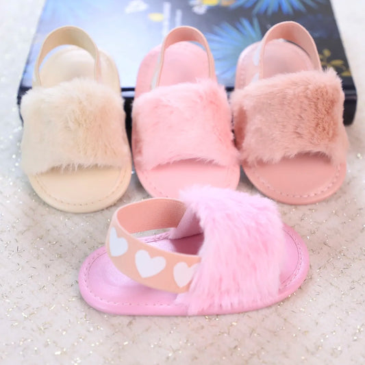 Baby Girl Breathable Front Sandals